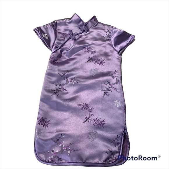 Lilac Purple Girl’s Chinese Traditional Dress size 4 - Picture 1 of 4